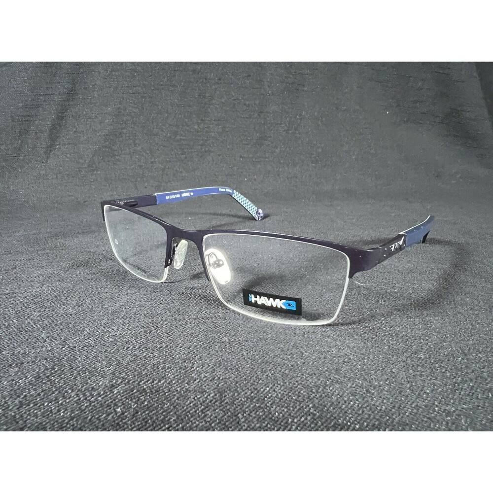 Tony Hawk Eye Glasses TH528-3 Blue Half Frame 54-18-140 FRAMES ONLY - Picture 2 of 8